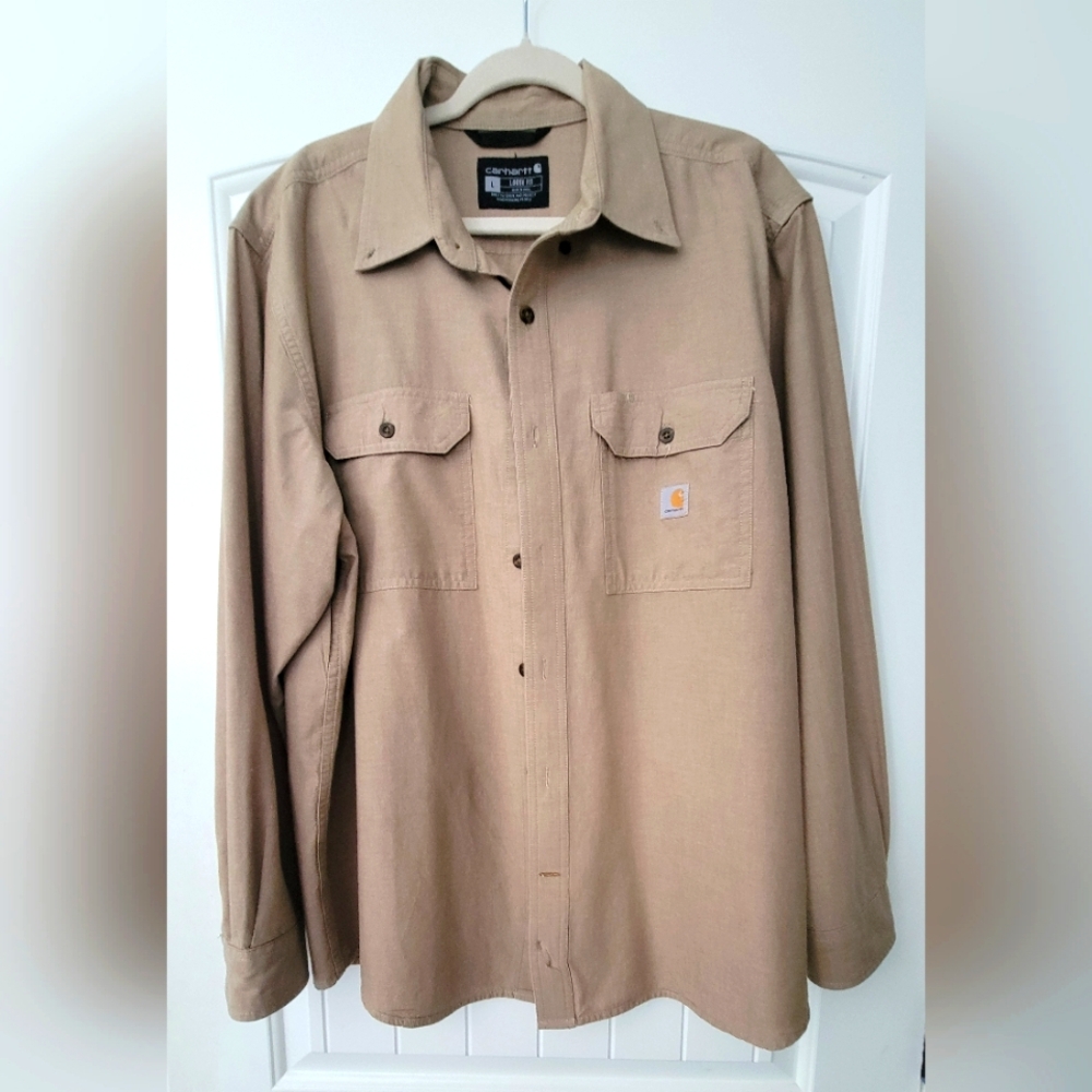 Carhartt Khaki Long Sleeve Shirt